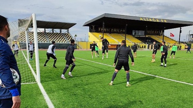 Aliağaspor FK, Bölmespor Maçının Hazırlıklarını Tamamladı