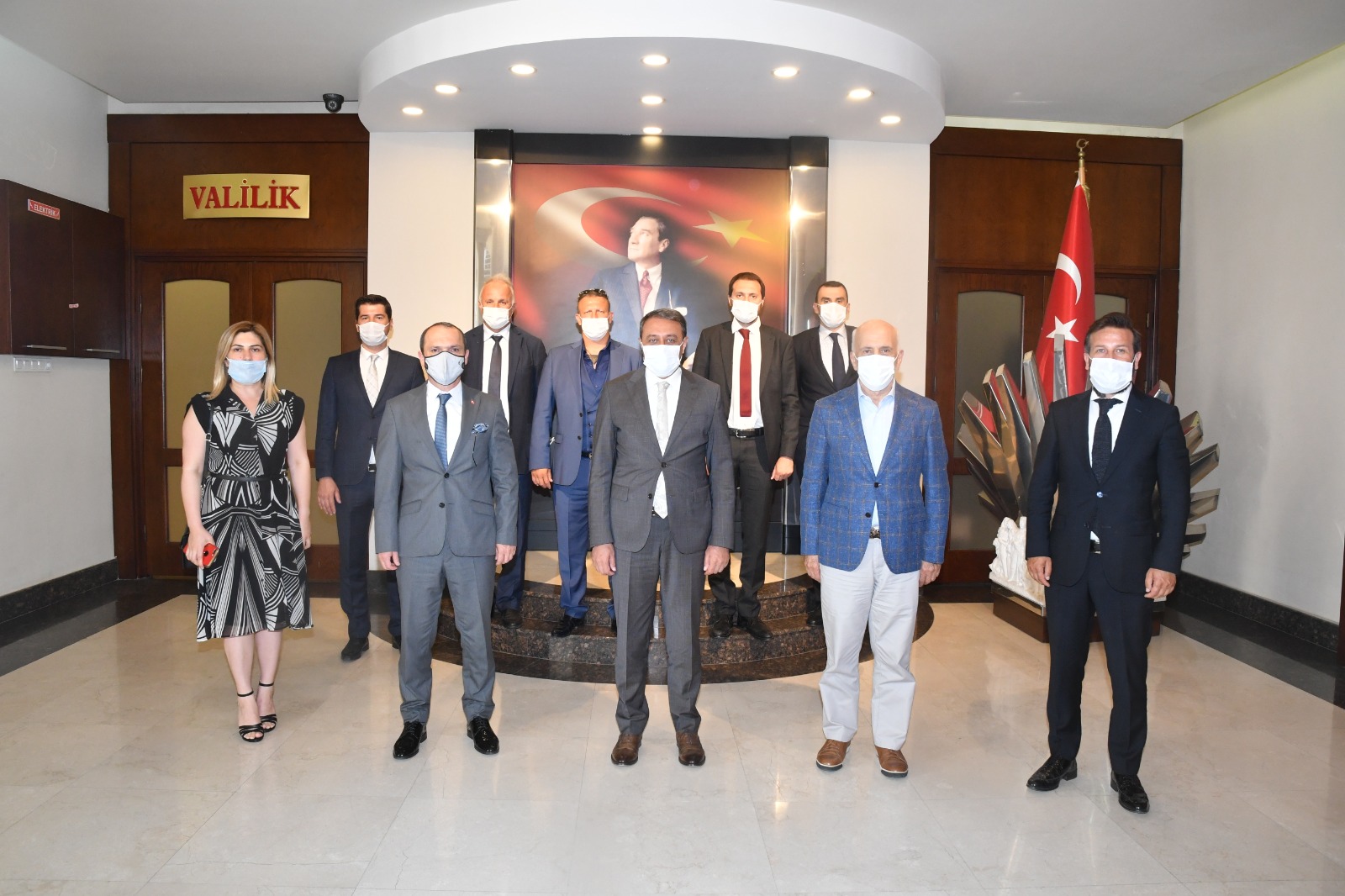 Marmara OSB Yönetim Kurulu , Balıkesir Valisi Hasan ŞILDAK’ı ziyaret etti.