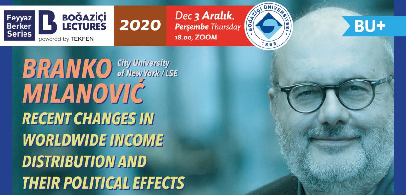 ABD’li ekonomist Branko Milanović, Boğaziçi Lectures’ın konuğu