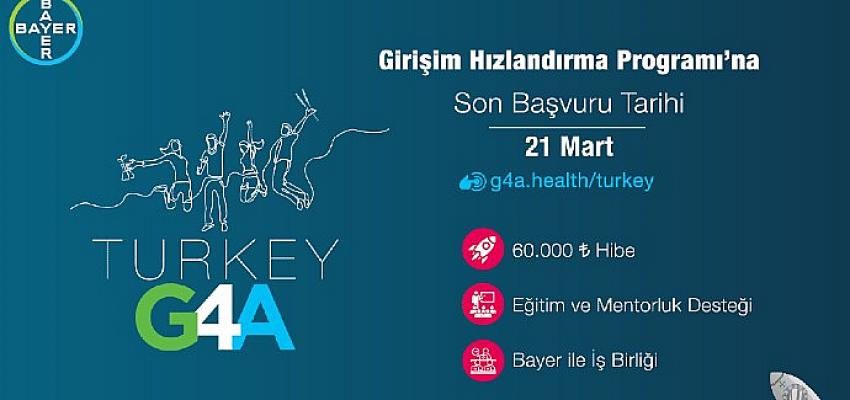 Bayer’in Düzenlediği G4A Turkey 2021’e Başvurular Devam Ediyor