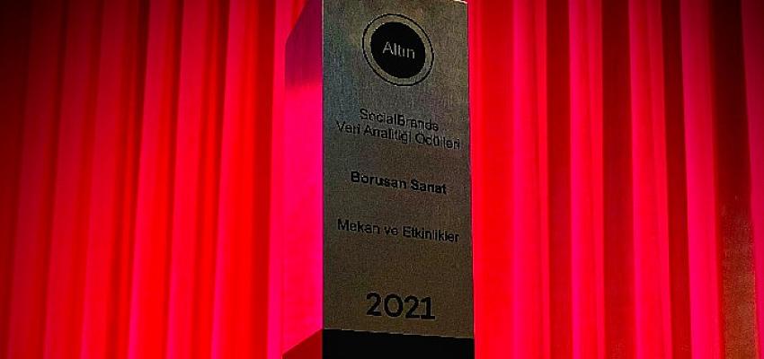 Borusan Sanat’a Social Media Awards Turkey 2021’den Altın Ödül