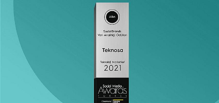 Teknosa’ya Social Media Awards’dan Altın Ödül