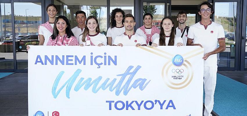 Olimpik Anneler projesinin sporcuları Tokyo’ya uğurlandı