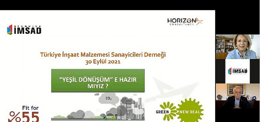 Türkiye İMSAD 44. Gündem Buluşmaları’nda Yeşil Mutabakat konuşuldu