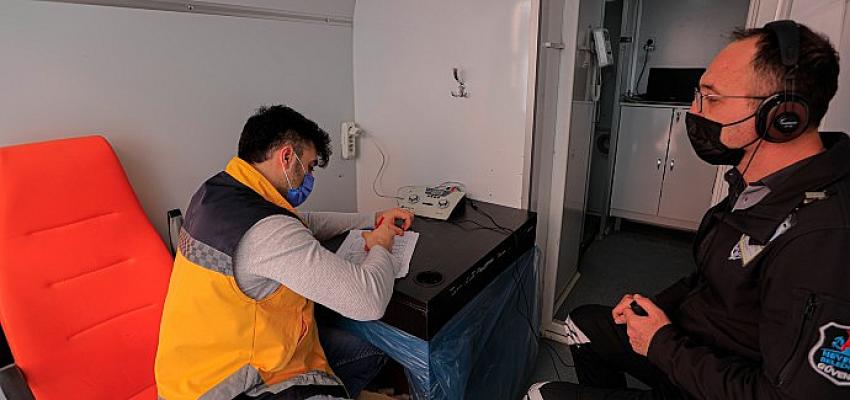 Nevşehir Belediyesi bünyesinde çalışan personeller, sağlık taramasından geçirildi.