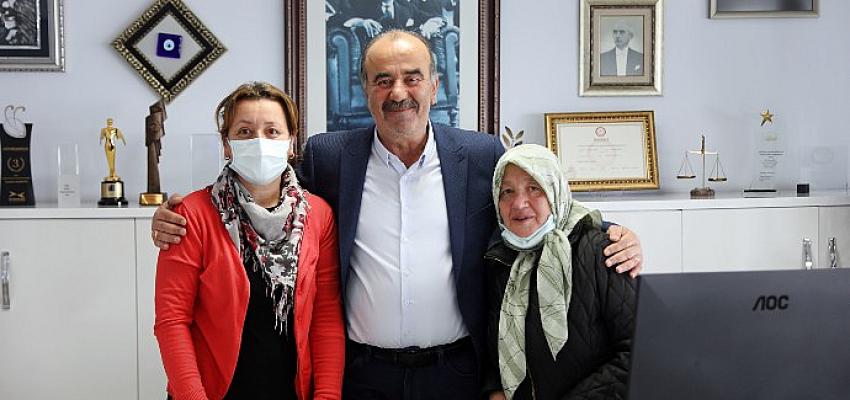 Şehit Burhan Zeytinci’nin Annesi Hanife Zeytinci Başkan Türkyılmaz’ı Ziyaret Etti