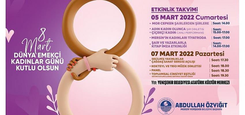 Yenişehir Belediyesinden 8 Mart’a özel etkinlikler