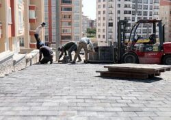 Nevşehir Ertuğrul Gazi Sokak’ta Yaya Kaldırımları Yenileniyor