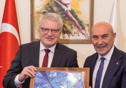 Başkan Tunç Soyer Linz Belediye Başkanı Luger’i ağırladı