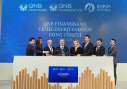 Borsa İstanbul'da Gong QNB Finansbank Temiz Enerji Endeksi için çaldı