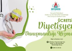 Nevşehir Belediyesi Aile Danışma Merkezi'nde Ücretsiz Diyetisyen Danışmanlığı Hizmeti