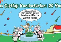 Sütaş Çiftliği Karikatürleri Sergisi Maltepe Piazza AVM'de
