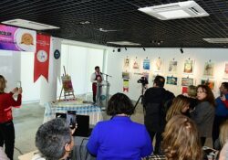 Sulu Boyanın Büyüsü" sergisi YKSM'de açıldı