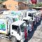 Mudanya Belediyesi yaz aylarının gelmesiyle birlikte temizlik hizmetlerini daha hızlı ve verimli hale getirmek amacıyla araç filosuna yeni çöp kamyonları ekledi
