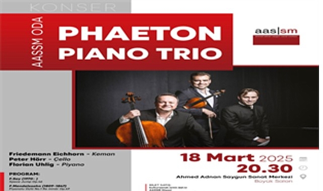 AASSM’de Phaeton Piano Trio konseri