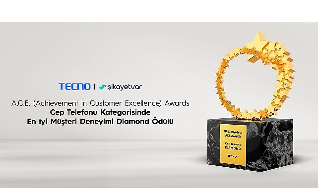 TECNO, A.C.E. Awards’ta İkinci Kez Diamond Ödülü Kazandı!